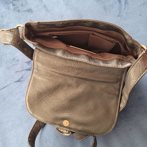 Black Boho Crossbody Bag by Street Level - Picture 6 of 8